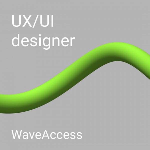 WaveAccess ищет UX/UI-дизайнера