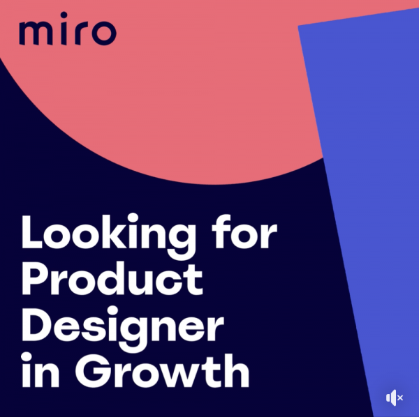 MIRO ищет продуктового дизайнера в команду Growth