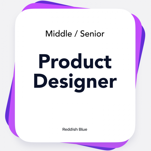 Reddish Blue ищет middle/senior UX/UI дизайнера