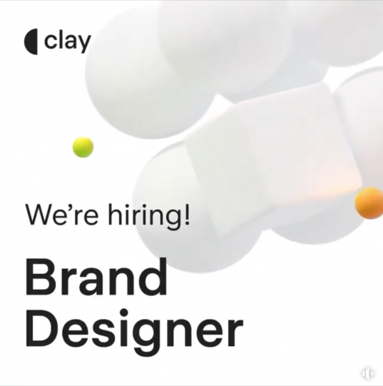 CLAY ищет бренд-дизайнера