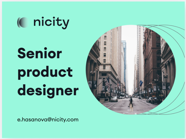 Nicity ищет Senior Product Designer