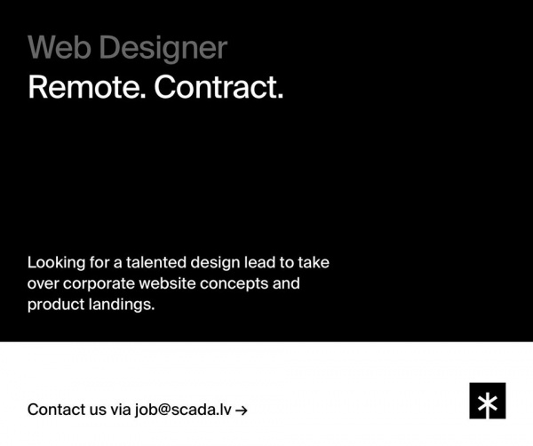 Scada ищет веб-дизайнера