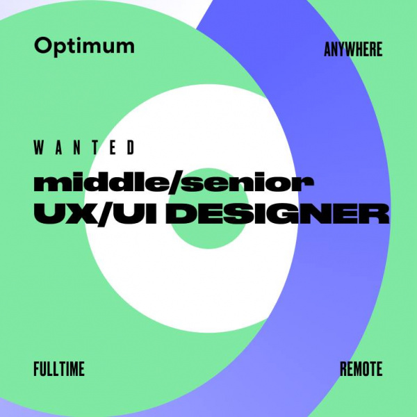 Optimum ищет UI/UX-дизайнера