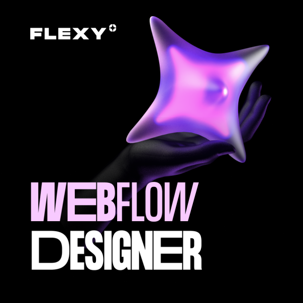 Flexy ищет Webflow-дизайнера