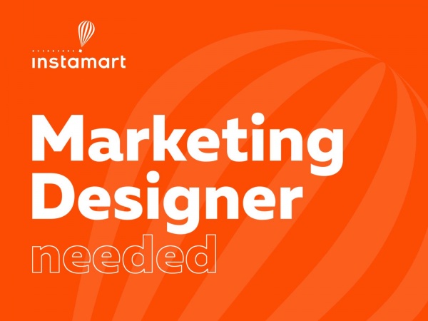 Instamart ищет дизайнера на маркетинг