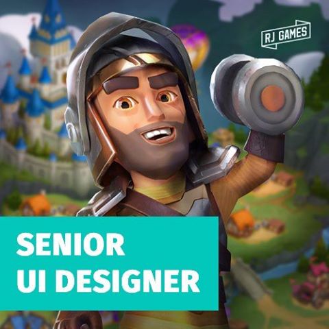 RJ Games ищет Senior-UI дизайнера