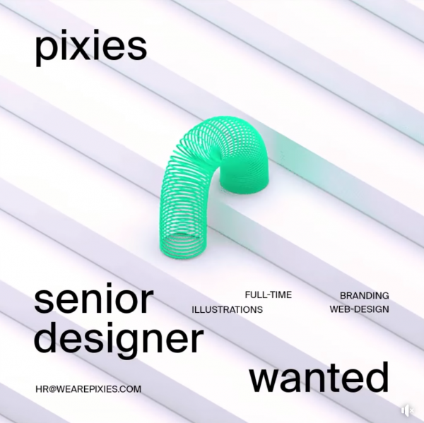 Pixies ищет сильного дизайнера