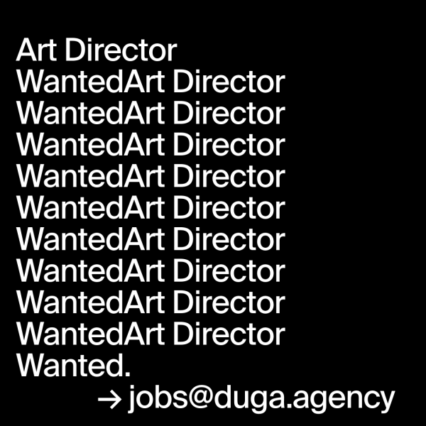 Брендинговое агентство DUGA ищет арт-директора