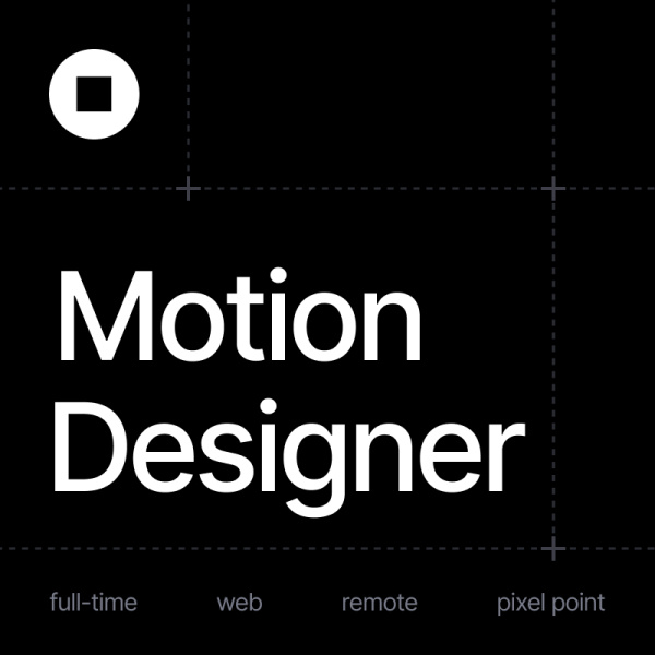 Pixel Point очень ищет Motion-дизайнера (желательно Senior)