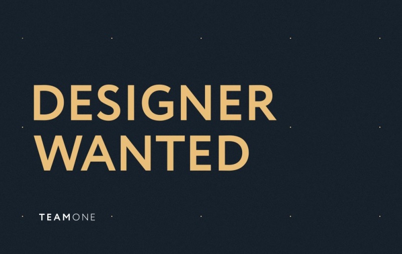 Teamone One ищет дизайнера