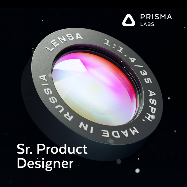 Prisma Labs ищет старшего дизайнера продукта