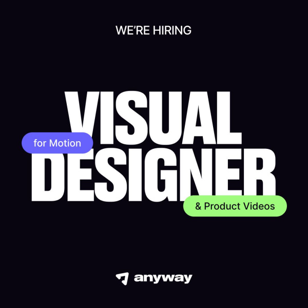 Anyway Agency (USA, rus) ищет визуал-дизайнера
