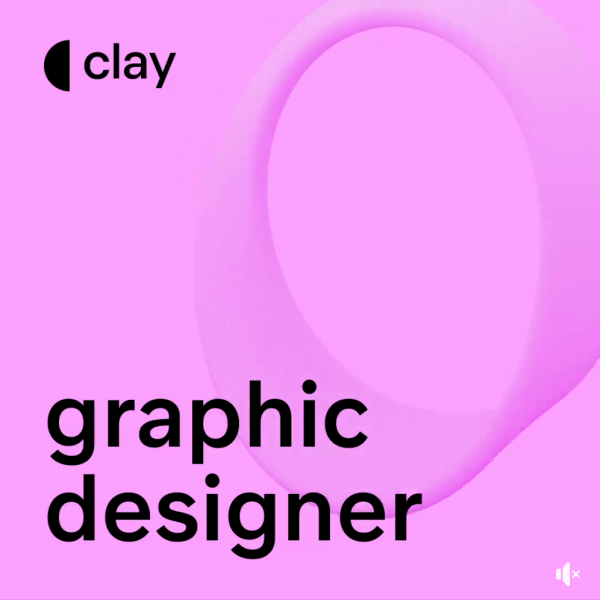 CLAY ищет графического дизайнера