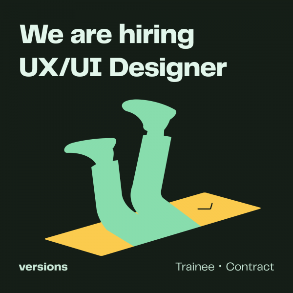 Versions ищет UX/UI-дизайнера