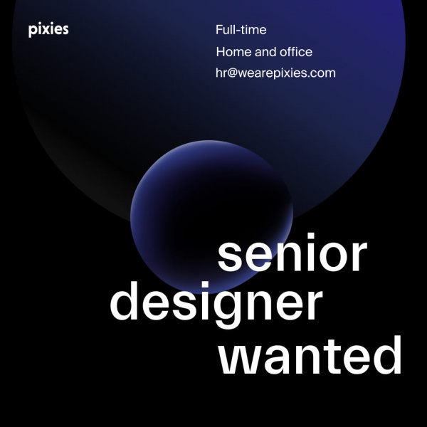 Pixies studio ищет senior дизайнера