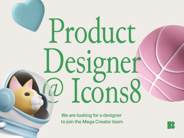 Icons8 ищет продуктового дизайнера