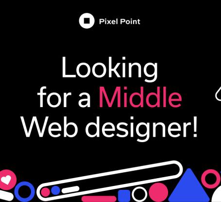 Pixel Point вновь ищет дизайнеров в команду!