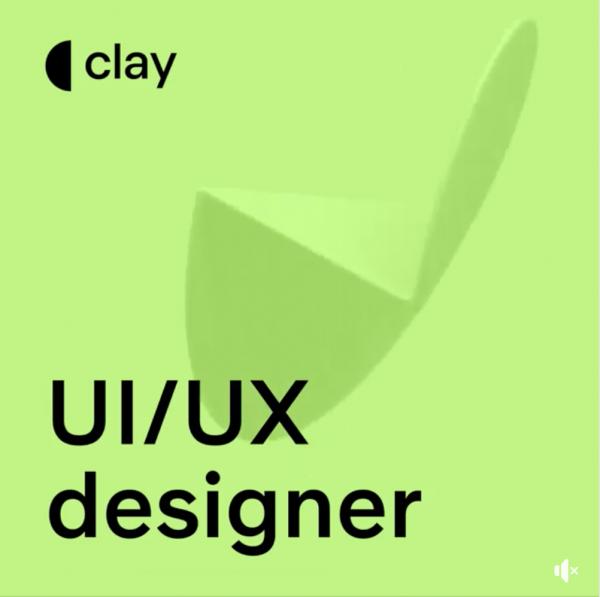 CLAY ищет UI/UX-дизайнера