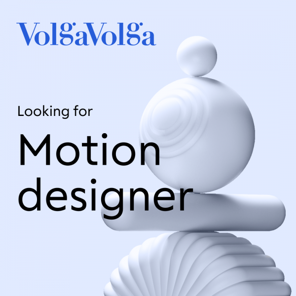 Volga Volga Brand Identity ищет моушен-дизайнера
